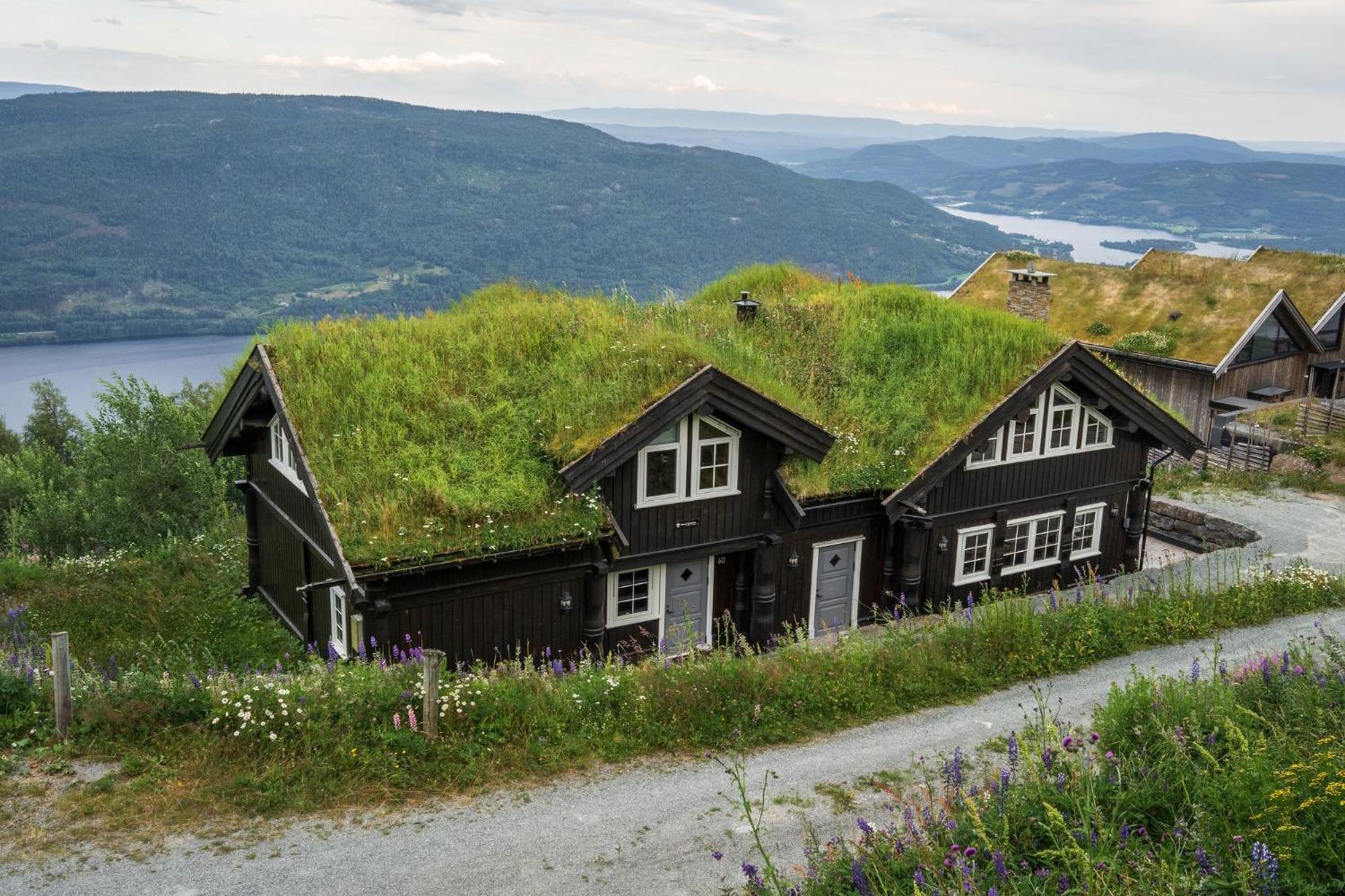 Norefjell - Storhytte Med Jacuzzi Og Fantastisk Beliggenhet Noresund Exterior foto